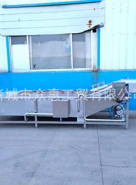 不锈钢海产品清洗机苹果黄桃气泡清洗设备白菜木耳气泡清洗机