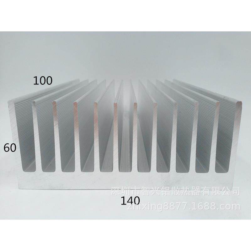 大功率铝合金型材散热片大功率设备专用铝型材散热片140*60-200