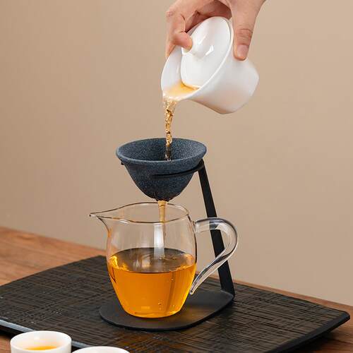 茶漏家用高端茶滤茶水分离泡茶高档无孔茶漏过滤器创意茶漏神器