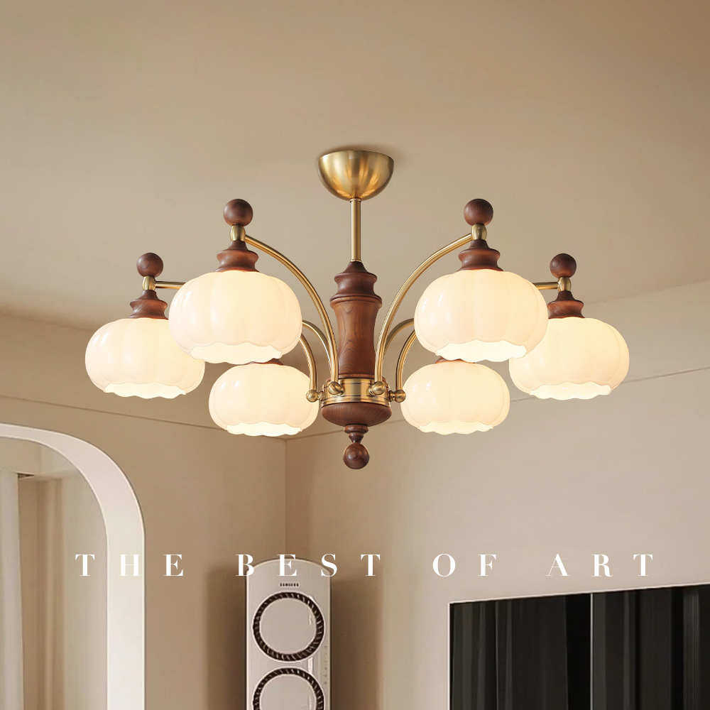 2025新款中古风客厅吊灯法式美式复古实木高级感餐厅全屋中山灯具,家装灯饰光源,客厅吊灯,淘宝优惠券,粉丝福利购,淘宝优惠卷