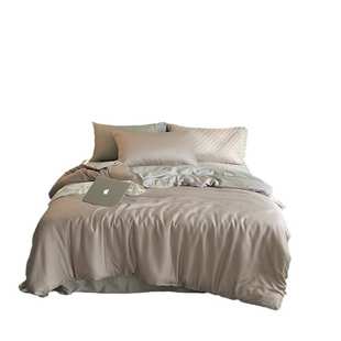 裸睡双面冰丝床单被套床上用品 北欧轻奢风60支兰精天丝四件套夏季