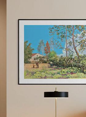 李利油画-播种的季节限量版画儿童房客厅书房电表箱沙发餐厅挂画