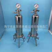 过滤器 卫生级精密滤芯筒式 304 316L不锈钢管道卫生级微孔膜