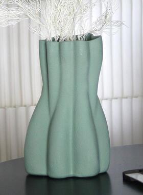 创意大口径花恋器约欧式干花峰花瓶艺简术摆ABL件样板房售楼装饰