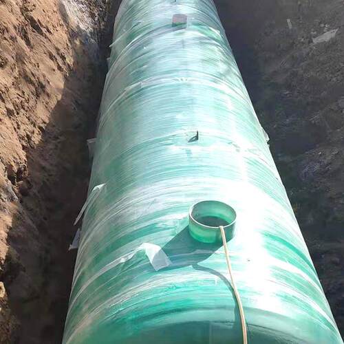 济南市济阳县玻璃钢化粪池50立方玻璃钢化粪池农村厕所改造化粪池
