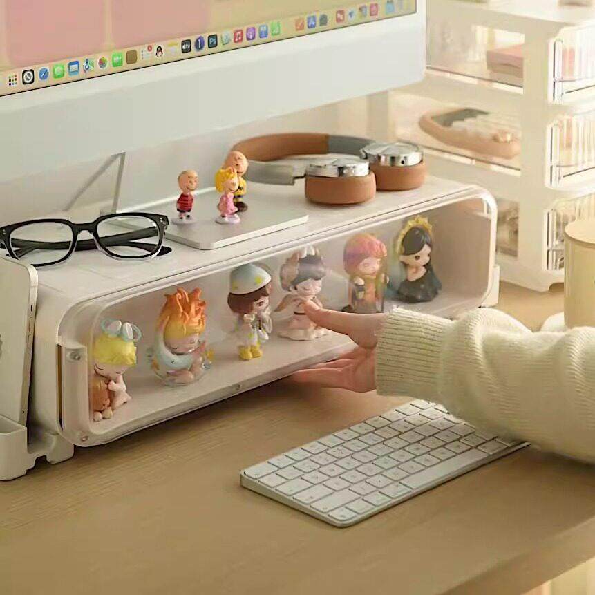 桌面收纳盒办公室工位整理神器电脑增高架宿舍书桌置物架子分层柜,收纳整理,手办收纳盒,淘宝优惠券,粉丝福利购,淘宝优惠卷