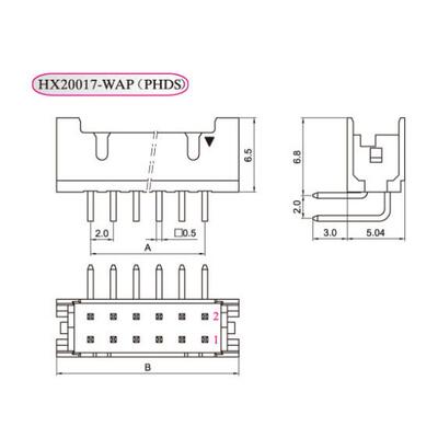 红星 HX20017 PHDS-4WAP 6/8/10/12/14/16/18/20/22/24/26WAP弯针