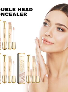 Eelhope Dual-Head Concealer Stick - Transparent Finish, Brig