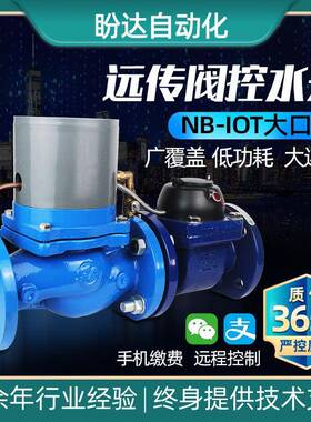 厂供NB无线远程阀控水表抗干扰压损小IC卡模块铸铁壳工业表DN100