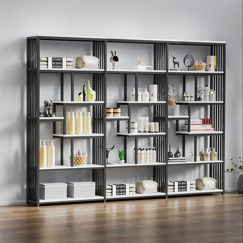 轻奢货架多层展示架化妆品美甲陈列架商用置物架摆件样品落地展柜