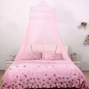 Lace Bed Canopy Summer Curtain Round Netting Girl Elegant