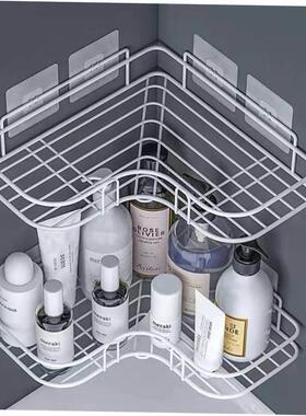 Kitchen Shelf Bathroom Accessories Punch Free Corner Rack