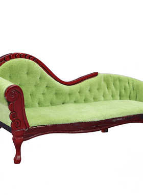 12家具娃娃模型屋1贵妃榻摆件dollhouse:迷你场景贵妃欧式微缩榻