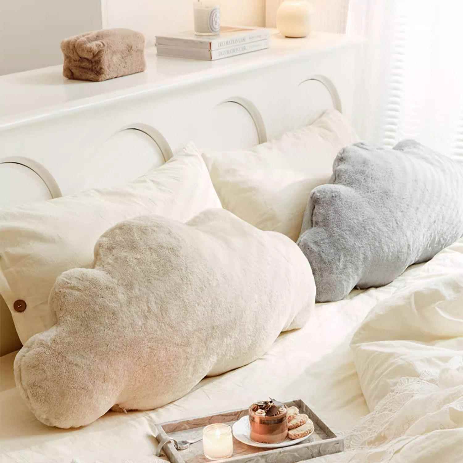 大白鹅床头靠背云朵大长条抱枕宿舍床上超软包女学生睡觉靠垫