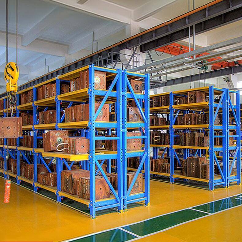 重型抽屉式模具架 顺辉钢材工厂用大型模具货架 可移动模具仓储架