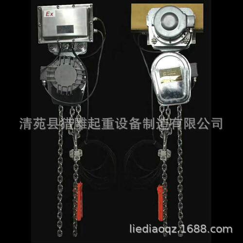 猎雕304不锈钢环链电动葫芦380v1吨2吨3吨5吨10T电倒链起重电葫芦