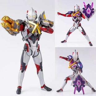 法德兰装甲布莱泽奥特玩具手办赛罗艾克斯奥特多关节可动人偶