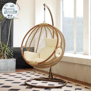 意大利吊篮藤椅网红室内秋千椅子吊兰椅懒人家用摇椅休闲鸟巢吊椅