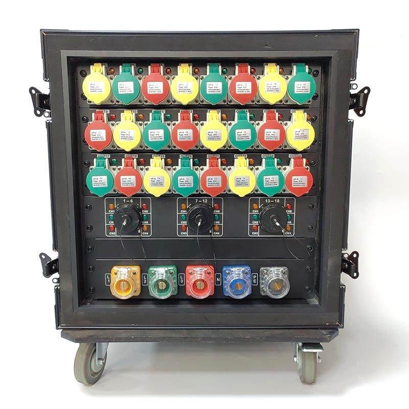 金三湖42路工业插电源箱舞台灯光单响大屏配电箱演出租赁直通