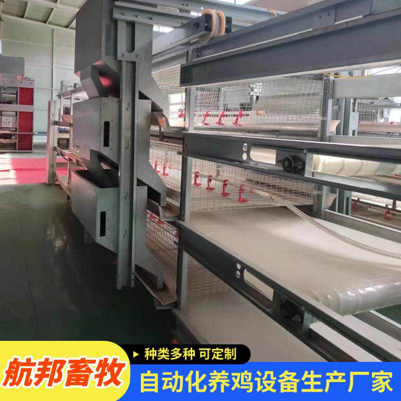 层叠式肉鸡蛋鸡框架笼H型全自动鸡舍养殖捡蛋清粪养殖设备鸡笼