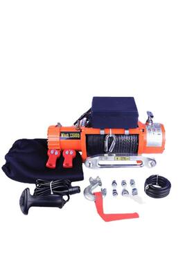 生厂0家1350磅TX-13500自带钢丝绞产盘越自救绞野盘车载电动绞盘