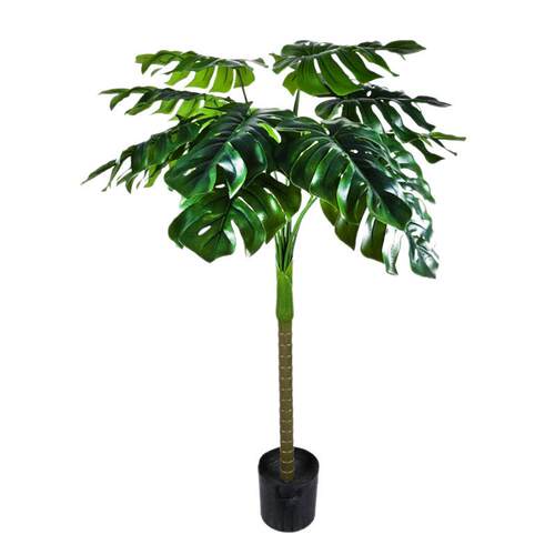 仿真绿植室内装饰家居造景盆景盆栽植物龟背叶南天竹仿真树仿真花