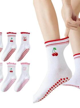 Womens Yoga socks thickened anti slip socks, Pilates indoo