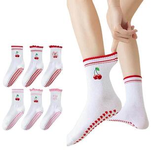 Womens Yoga socks thickened anti slip socks, Pilates indoo