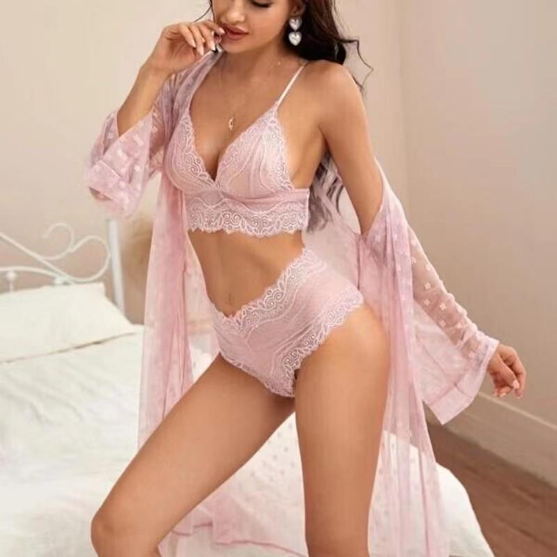 mesh flirting temptation see-through suit lace Sexy