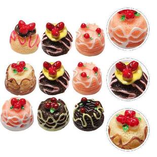 20 Pcs Cake Fake Realistic Small Simulation DIY Accessories