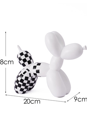 跨格境创RDW3023-意狗新客品黑白子气球摆件家居软装厅玄关饰品树