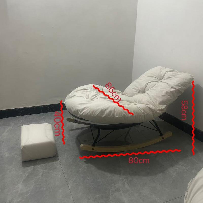 懒沙摇ZZV卧室躺椅人逍遥成人客厅单人椅发阳台休闲家用摇摇椅可