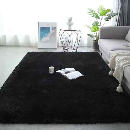 Plush Carpet Living Room Bedroom Fluffy Rug Floor Mat 地毯子