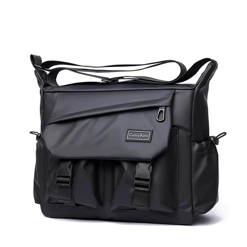 斜挎包男款大容量运动机能风挎包登山工装包单肩男包设计感邮差包