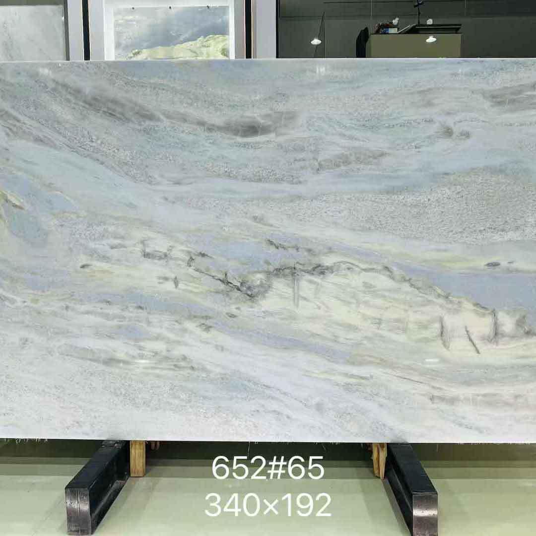 蓝天翔云天然大理石楼梯踏步酒店别墅装修地板墙面奢石石材