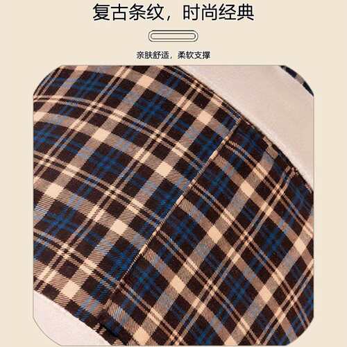 复古条纹宠物车载窝可全拆洗柔软支撑饱满填充四季通用宠物车载窝