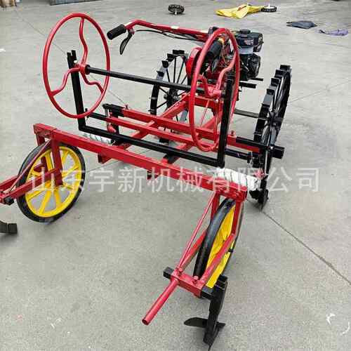大棚菜地盖膜机 宽窄可调节地膜机汽油手扶式覆膜机
