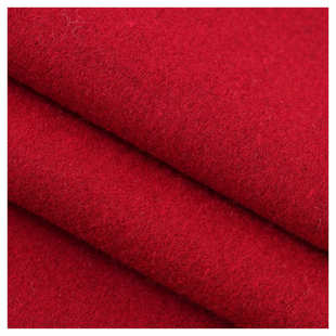 毛呢现货粗480g布料 单面织梭毛纺呢料毛涤呢精品面料时装 校服