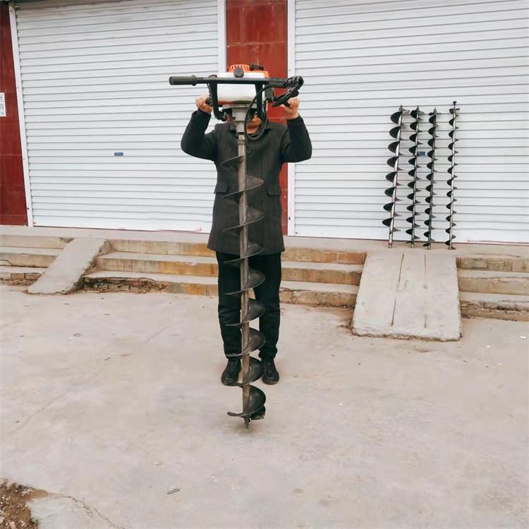 预制水泥管桩掏土机建筑地基泥巴清孔机手持长螺旋取芯挖泥可延长