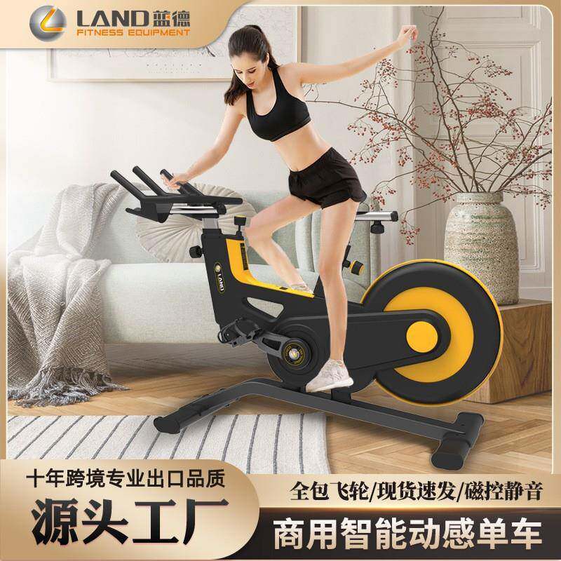 动感单车家用室内健身房有氧健身器材静音减肥磁控智能健身自行车