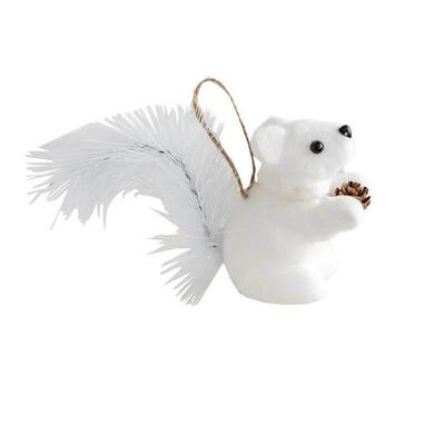 Simulation Squirrel Ornament Christmas Tree Decor Christmas