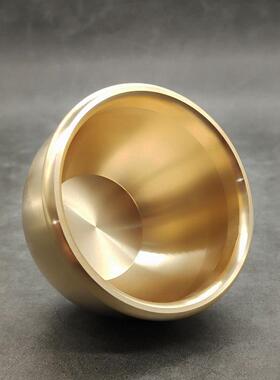 纯铜招財铜缸摆件办公室创意多功能烟灰缸香炉聚宝盆家居钵式香炉