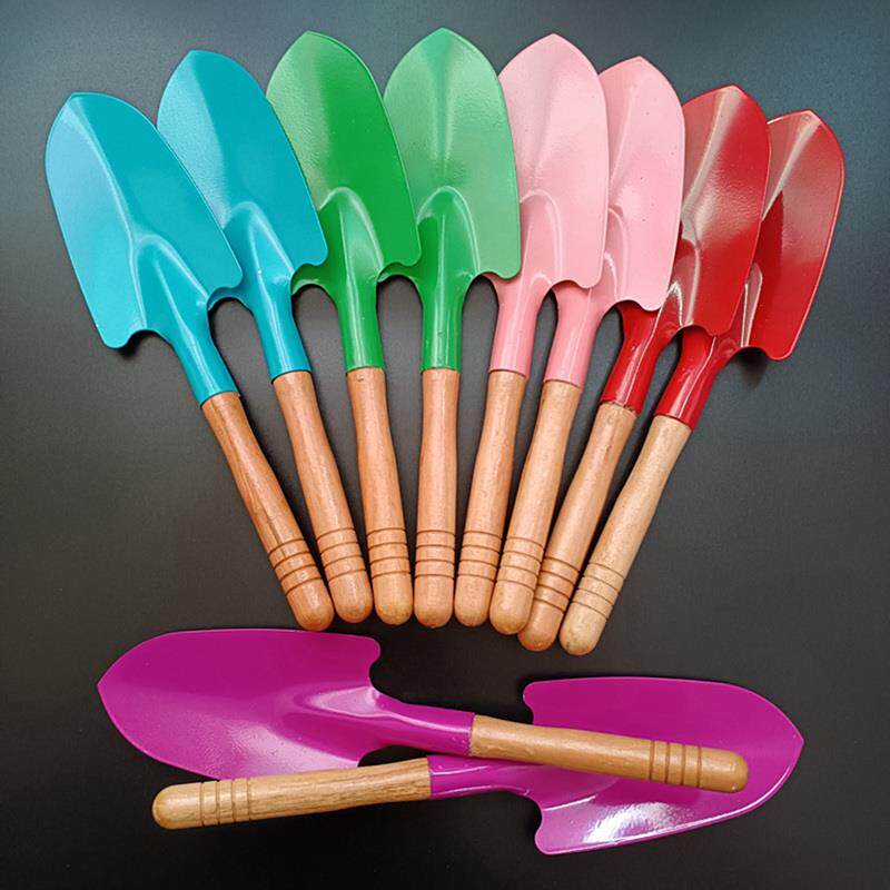 儿童小铲子园艺铁铲土幼儿园种植工具沙滩玩具沙铲海边挖沙子铁锹