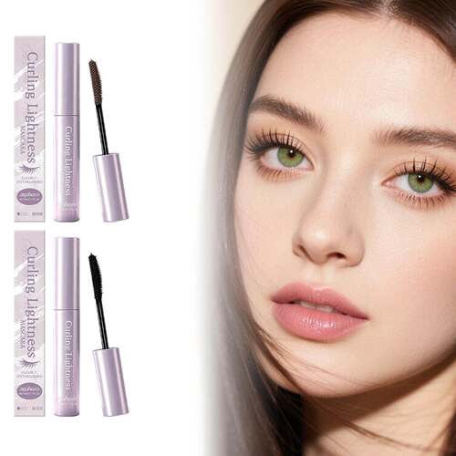Zephoco Curling Lightweight Mascara: With a lightweight text