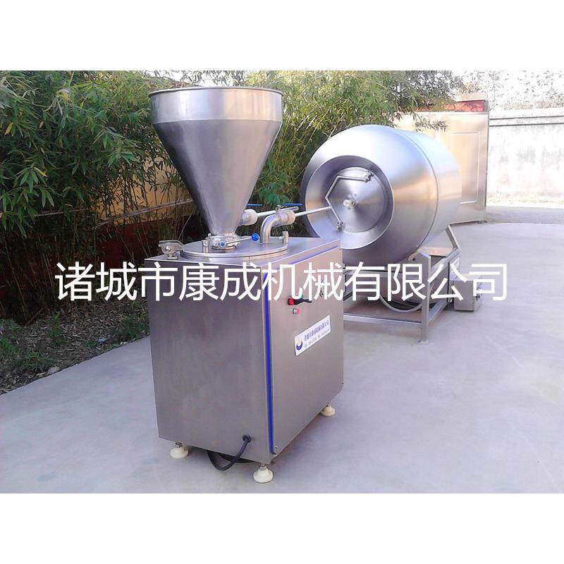 专业肉泥肉块灌肠机猪肉肠液压灌肠机肠类加工成套设备包邮