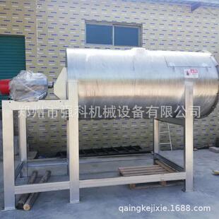 圆筒型循环式塑料石粉掺和搅拌机 2立方护墙板原料干粉混料机