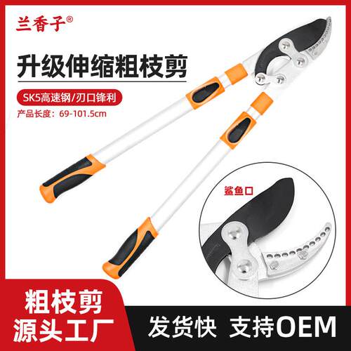 大力剪果树修枝剪省力剪树枝专用剪子伸缩园林剪SK5粗枝剪