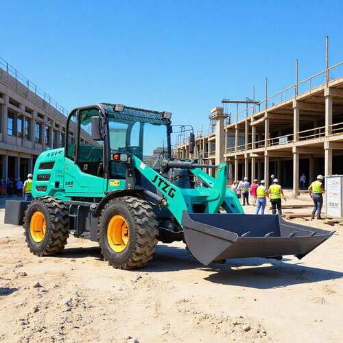 厂家小型装载机装卸动力强劲工程四驱铲车养殖场农用小型电动铲车