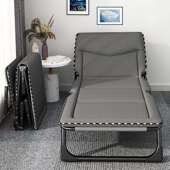 午午休折叠床公室办工位简易HQE单人床家用椅多功能便携躺成人睡