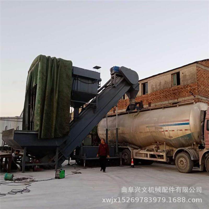 路后开门集装箱粉粉料卸车机03150贵州煤铁灰清库吸粉机气输力送